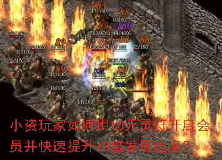 小资玩家如何用10元灵符开启会员并快速提升10倍发展速度? 小资玩家如何用10元灵符开启会员并快速提升10倍发展速度?