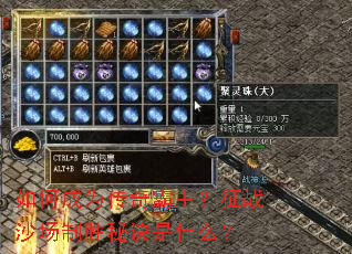 ��γ�Ϊ�����������սɳ����ʤ�ؾ���ʲô��