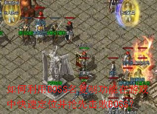 �������BOSS�����ƹ�������Ϸ�п��ٶ�λ�����Ȼ���BOSS��