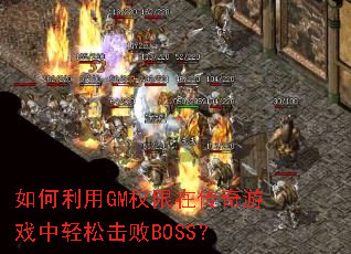 �������GMȨ���ڴ�����Ϸ�����ɻ���BOSS��