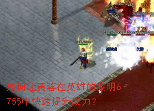 如何让黄蓉在英雄的黎明6755中快速提升战力? 如何让黄蓉在英雄的黎明6755中快速提升战力?