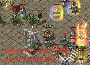 如何快速提升玛法大陆复古传奇手游角色等级? 如何快速提升玛法大陆复古传奇手游角色等级?