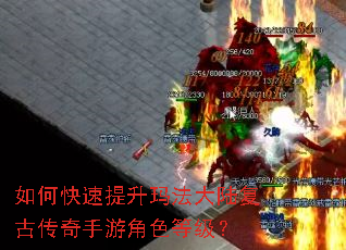 如何快速提升玛法大陆复古传奇手游角色等级? 如何快速提升玛法大陆复古传奇手游角色等级?