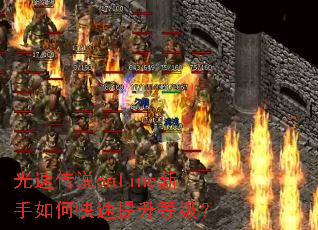 光速传说online新手如何快速提升等级? 光速传说online新手如何快速提升等级?