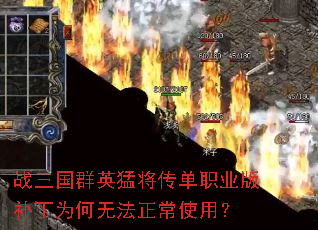ս����ȺӢ�ͽ�����ְҵ�油��Ϊ���޷�����ʹ�ã�