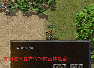 如何进入复古传神的丛林迷宫? 如何进入复古传神的丛林迷宫?