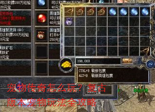 宠物传奇怎么玩?复古版本宠物玩法全攻略 宠物传奇怎么玩?复古版本宠物玩法全攻略