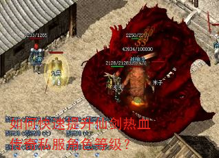 如何快速提升仙剑热血传奇私服角色等级? 如何快速提升仙剑热血传奇私服角色等级?