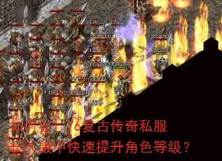 如何在1.76复古传奇私服长久版中快速提升角色等级? 如何在1.76复古传奇私服长久版中快速提升角色等级?
