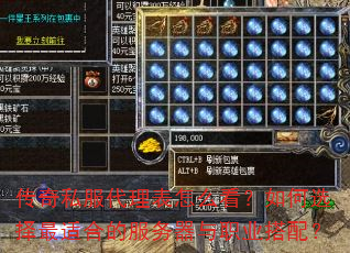 传奇私服代理表怎么看?如何选择最适合的服务器与职业搭配? 传奇私服代理表怎么看?如何选择最适合的服务器与职业搭配?