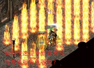 如何快速提升新开精品传奇私服角色等级? 如何快速提升新开精品传奇私服角色等级?