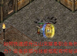 如何快速提升江山荣耀单职业角色战力?装备获取与技能搭配有何秘诀? 如何快速提升江山荣耀单职业角色战力?装备获取与技能搭配有何秘诀?