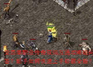 变态单职业传奇双端互通攻略疑问解答?新手如何快速上手称霸全服? 变态单职业传奇双端互通攻略疑问解答?新手如何快速上手称霸全服?