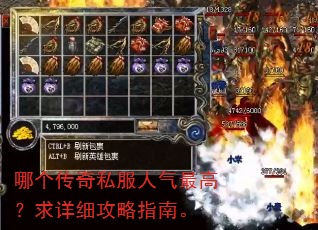 哪个传奇私服人气最高?求详细攻略指南。 哪个传奇私服人气最高?求详细攻略指南。