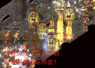 传奇游戏中的金币到底有哪些实际用途? 传奇游戏中的金币到底有哪些实际用途?